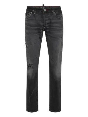 Givenchy slim-fit Destroyed Jeans | Black | FARFETCH