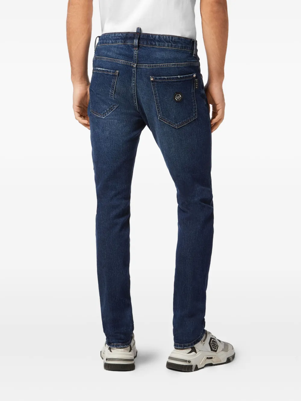 Philipp Plein Straight jeans Blauw