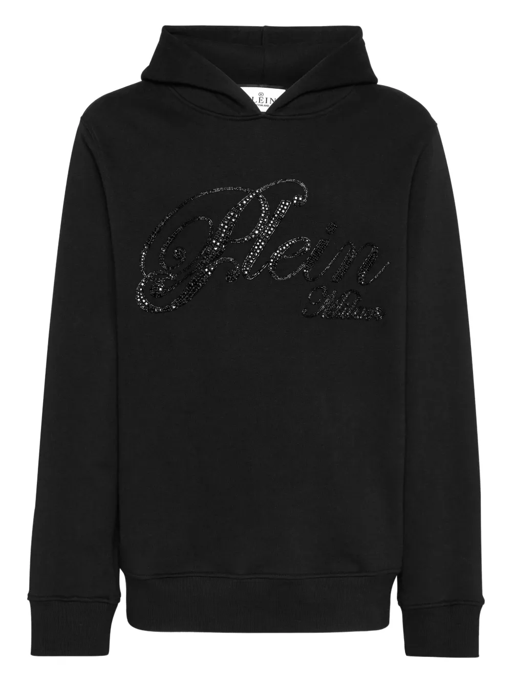 Philipp Plein スパンコール パーカー - ブラック Philipp Plein スパンコール パーカー - ブラック