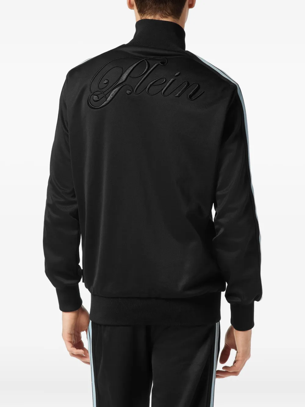 Philipp Plein Trainingsjack met rits en hoge hals Zwart
