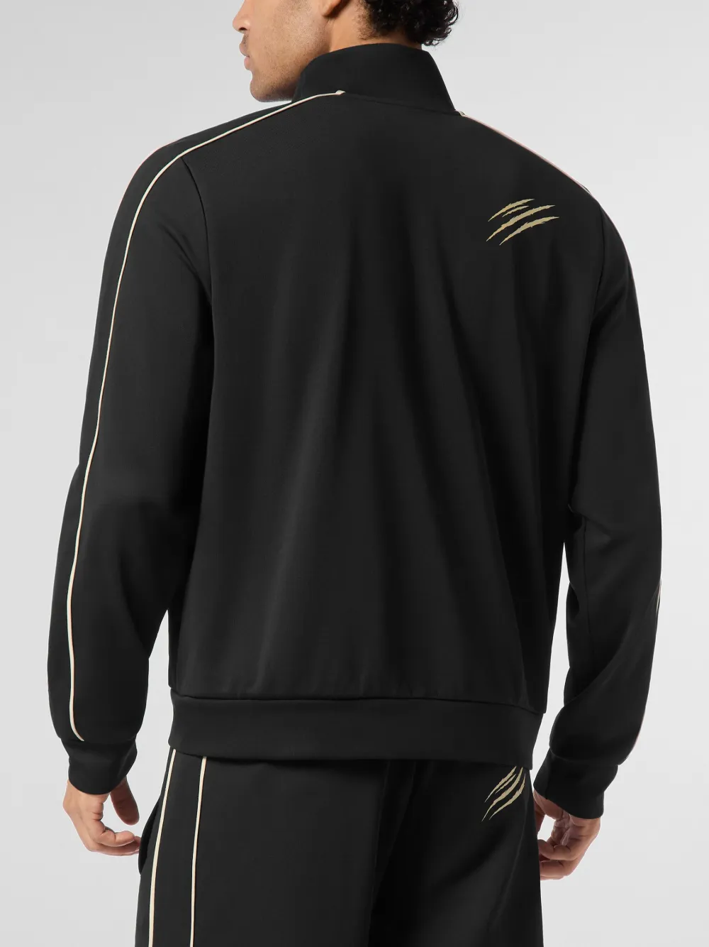 Plein Sport Bomberjack met rits Zwart
