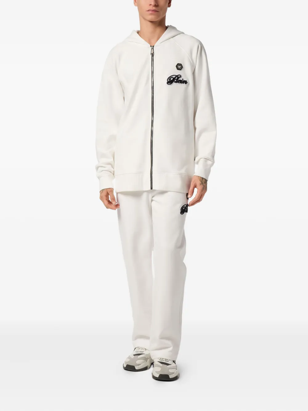 Philipp Plein Basic Signature zip-up hoodie | Hoodies | Image 2