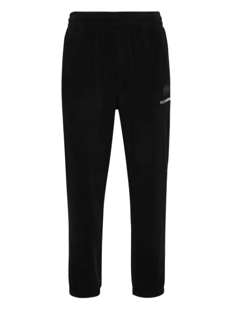 Plein Sport logo-embroidered fleece track pants