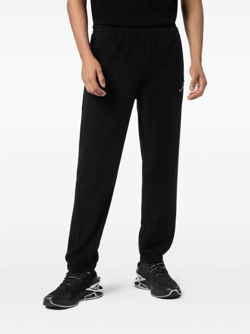 Plein Sport Trainingsbroek met geborduurd logo - Zwart