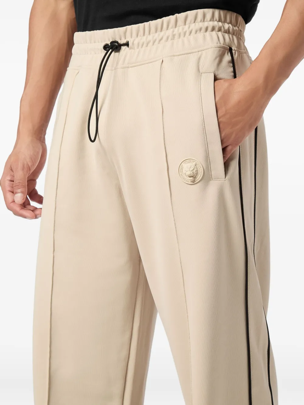 Plein Sport Straight trainingsbroek Beige
