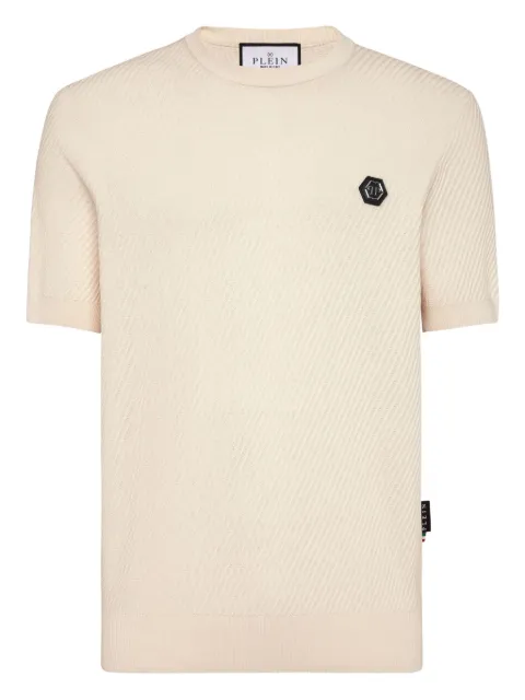 Philipp Plein ribbed short-sleeve sweater