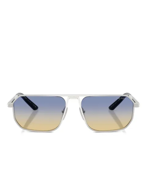 Prada Eyewear rectangle pilot sunglasses