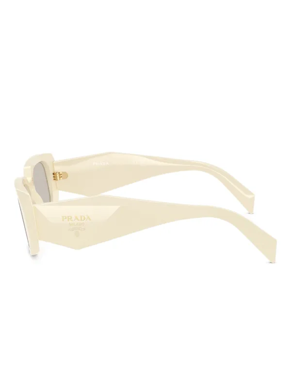 Prada Eyewear rectangle-frame Sunglasses | White | FARFETCH display picture 1
