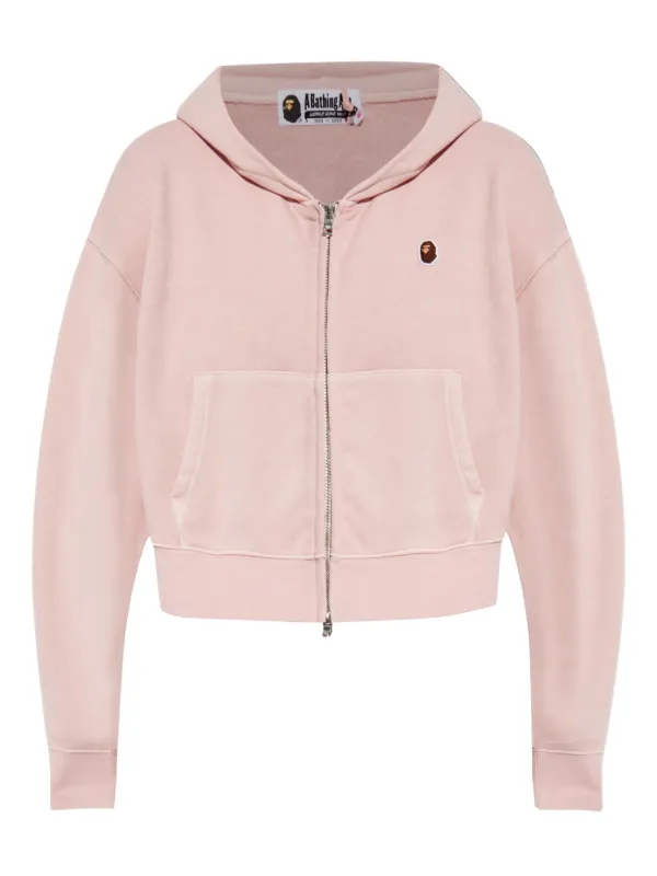 A BATHING APE® ジップアップ パーカー | ピンク | FARFETCH JP