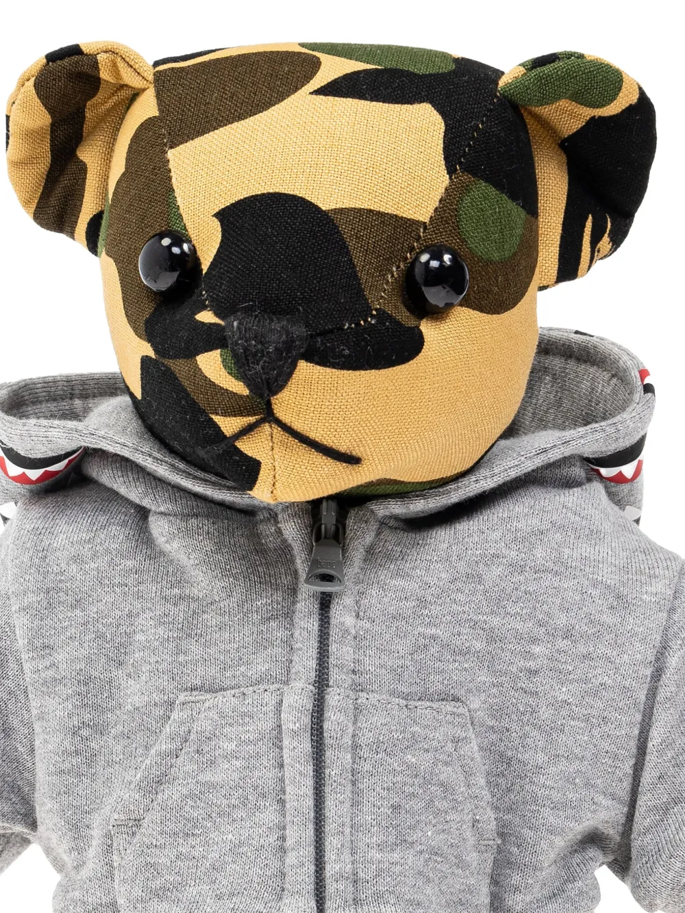 A Bathing Ape Camouflage Bear Toy In Yellow