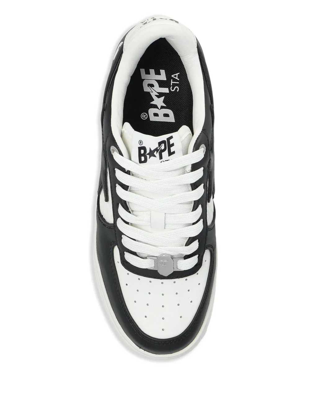 A BATHING APE star patch low-top sneakers Black