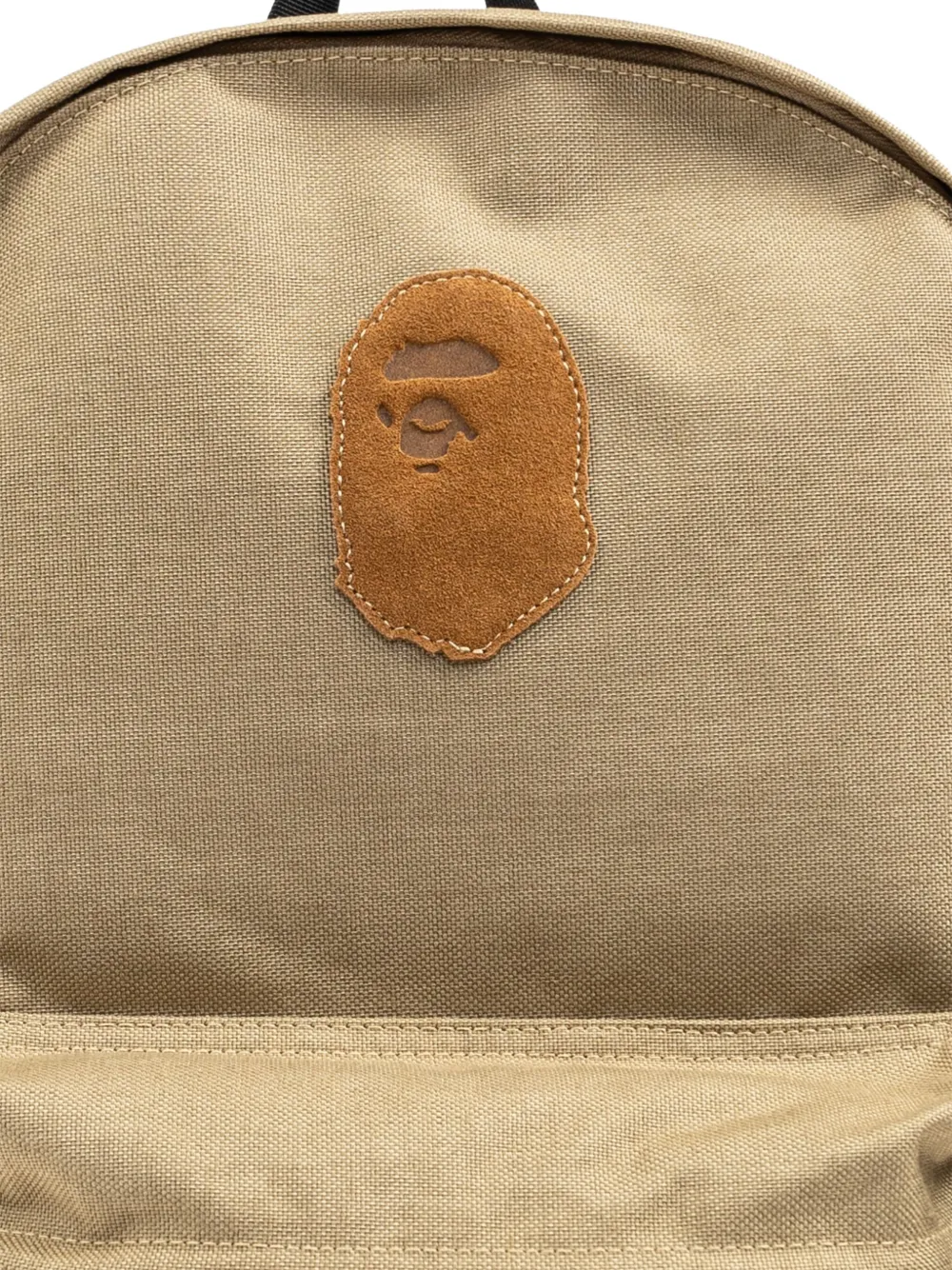 Shop A Bathing Ape Ape Head-appliqué Backpack In Neutrals