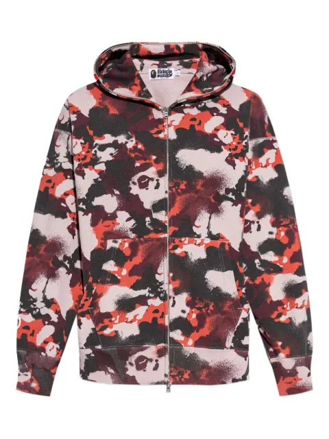A BATHING APE® hoodie con estampado militar
