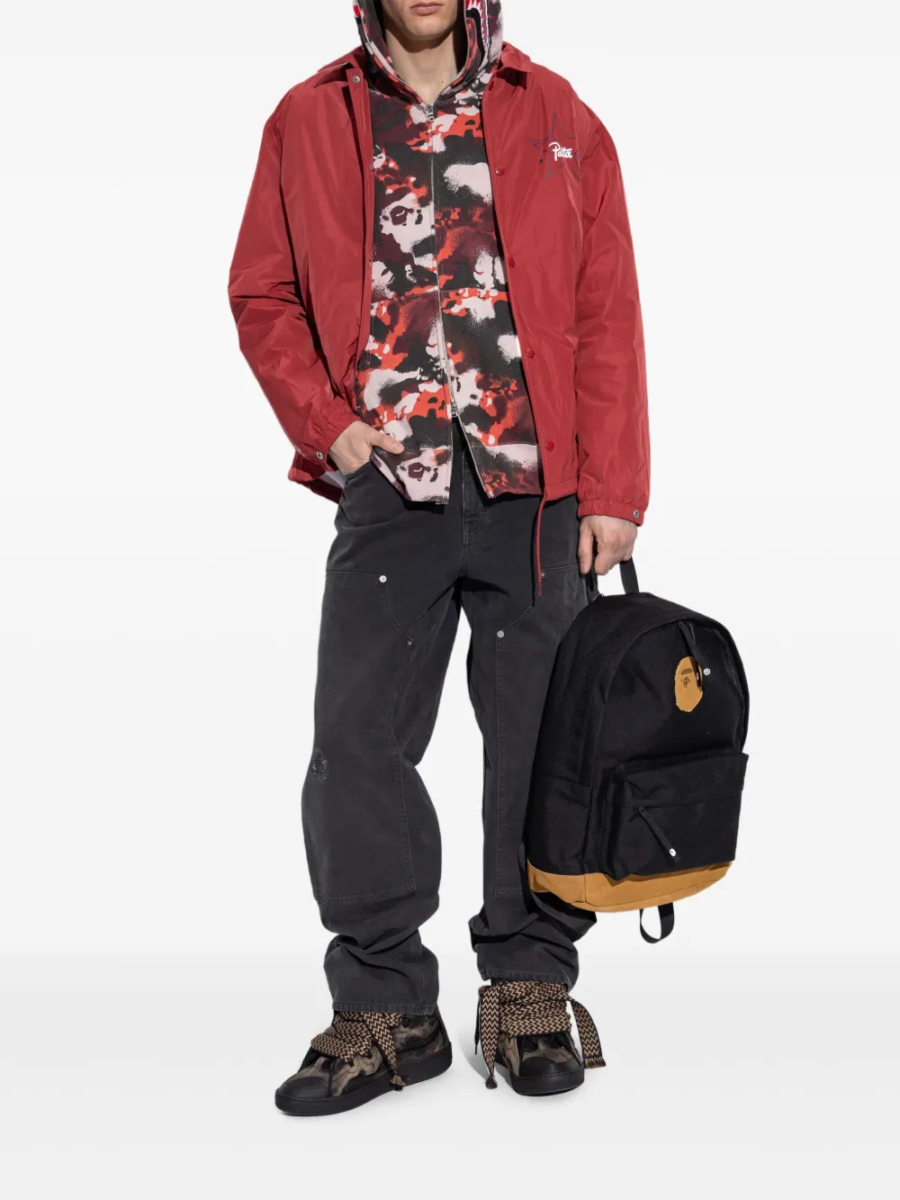 A BATHING APE® camouflage-print hoodie | Hoodies | Image 2