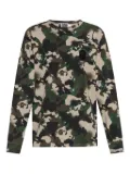 A BATHING APE® camouflage-print T-shirt - Green