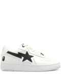 A BATHING APE® leather sneakers - White