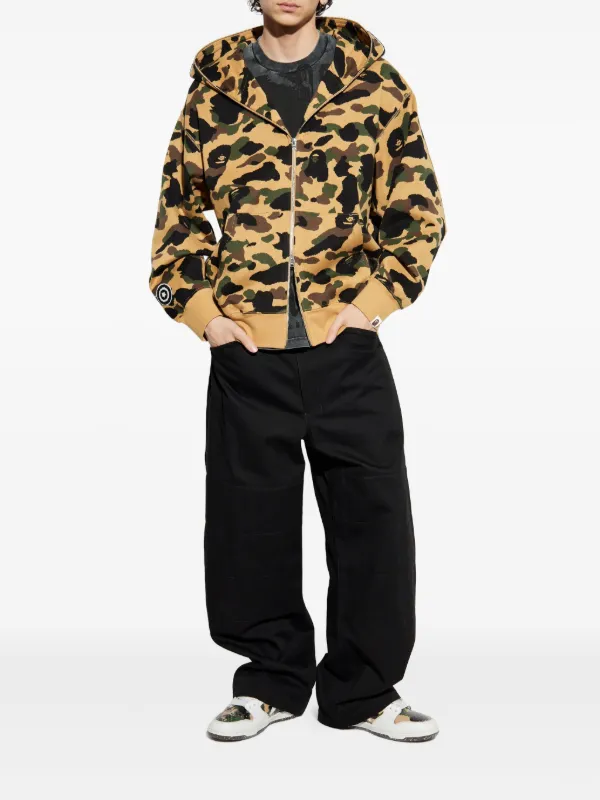 A BATHING APE® x Kidsuper Camo Shark Hoodie | Yellow | FARFETCH A BATHING APE® x Kidsuper Camo Shark Hoodie | Yellow | FARFETCH