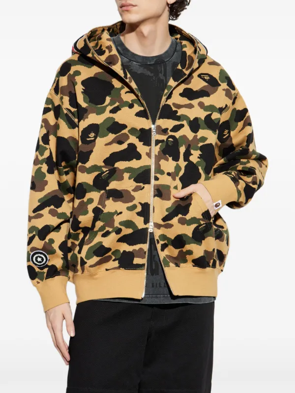 A BATHING APE® x Kidsuper Camo Shark Hoodie | Yellow | FARFETCH A BATHING APE® x Kidsuper Camo Shark Hoodie | Yellow | FARFETCH