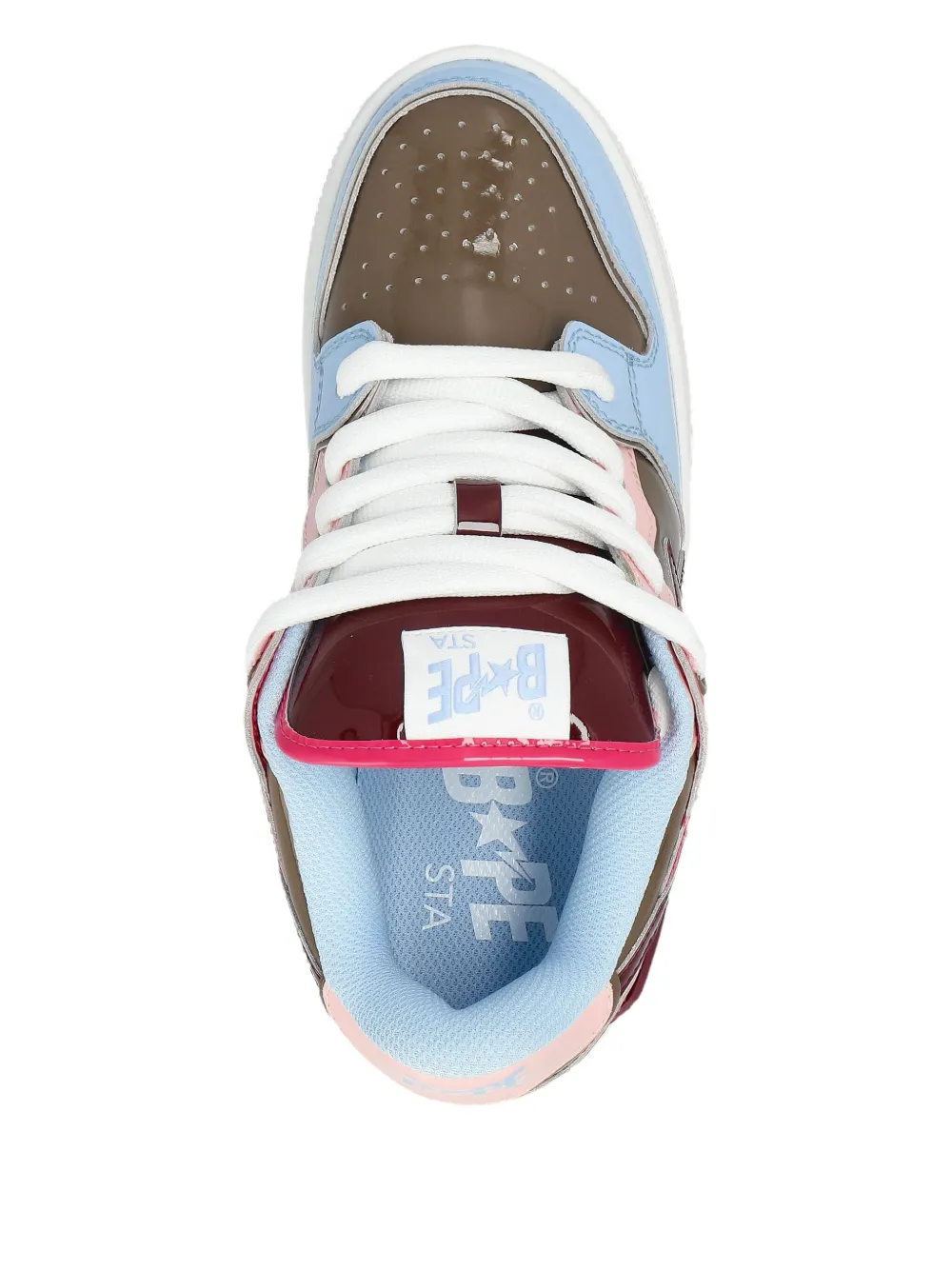 A BATHING APE SK8 STA Bold #2 star-embellished sneakers Blue