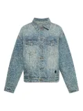 A BATHING APE® embroidered denim jacket - Blue
