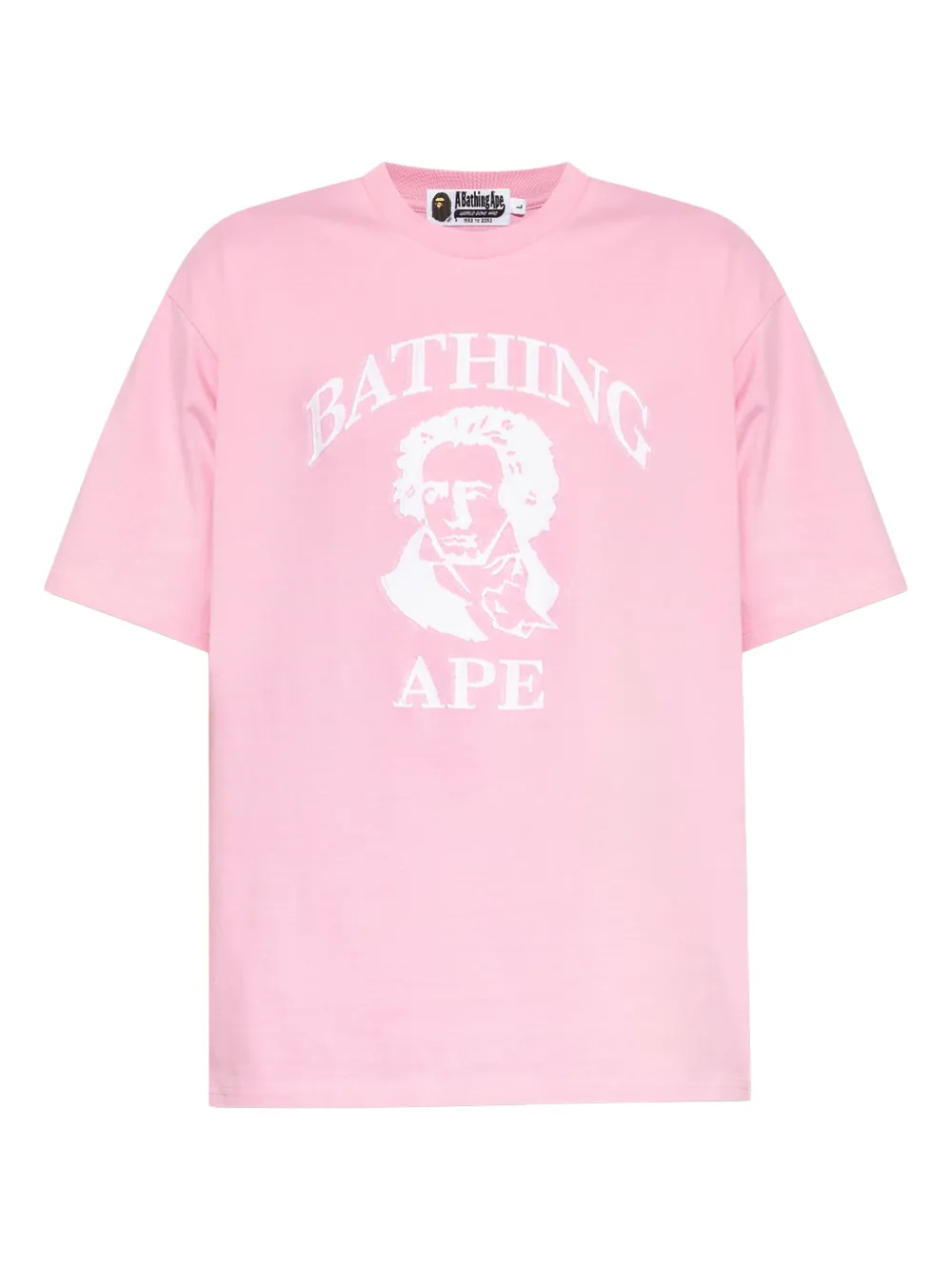 A BATHING APE® playera con estampado gráfico | rosado | Image 1