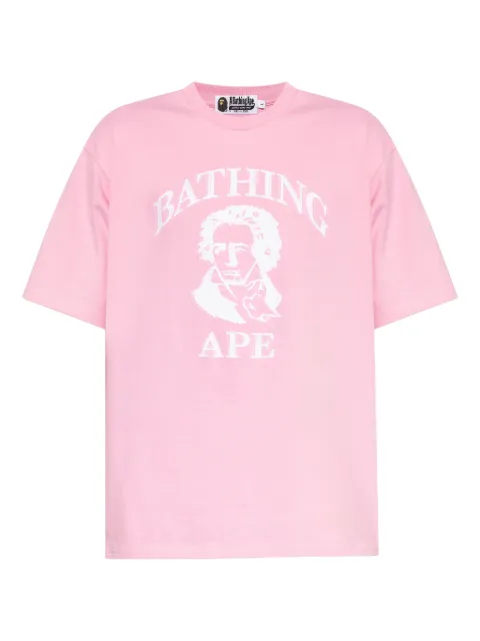 A BATHING APE® playera con estampado gráfico