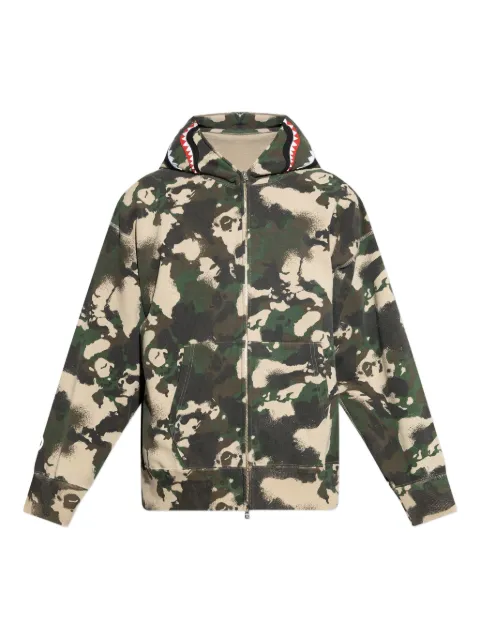 A BATHING APE® hoodie con cierre