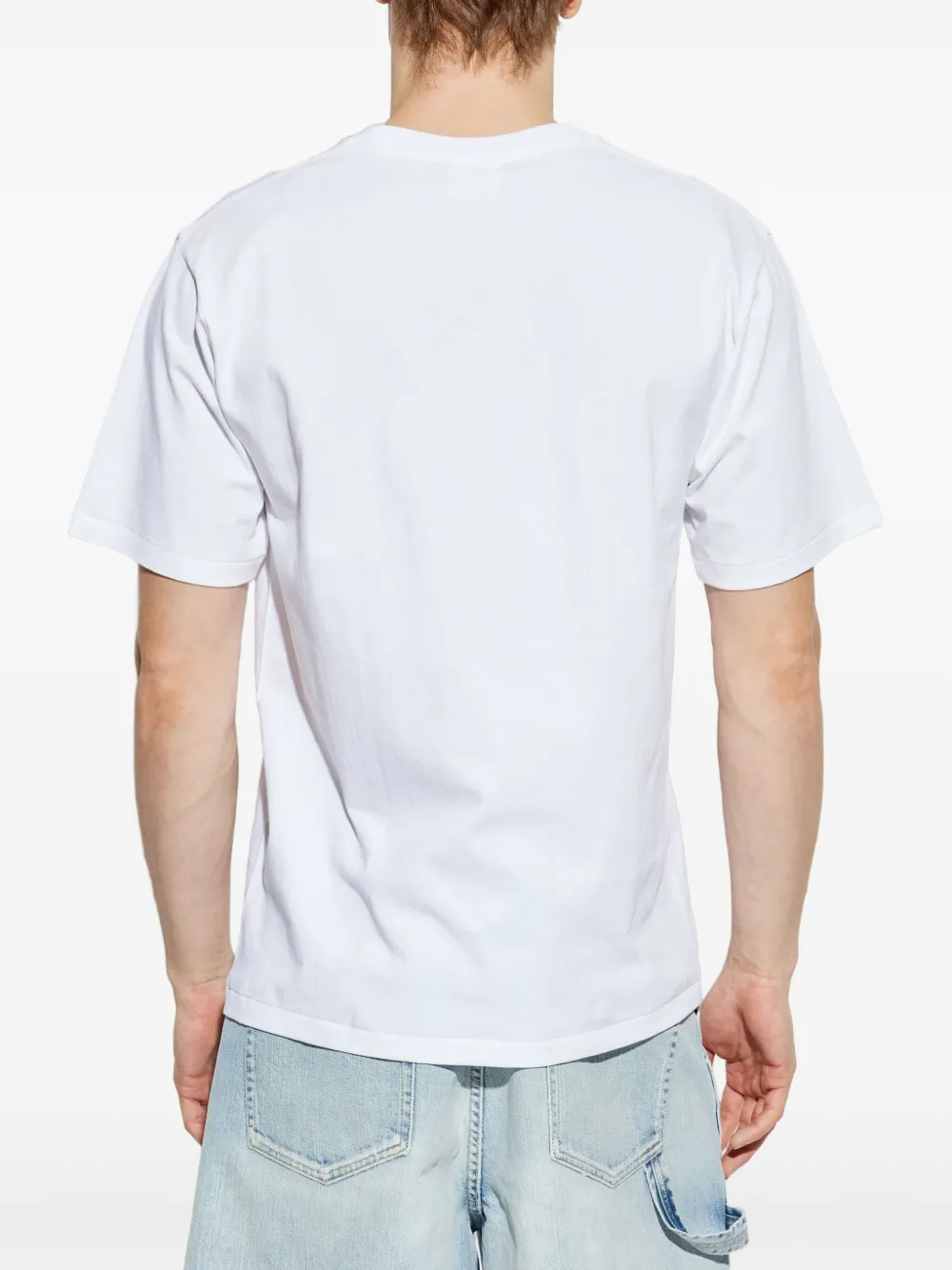 A BATHING APE T-shirt met grafische print Wit