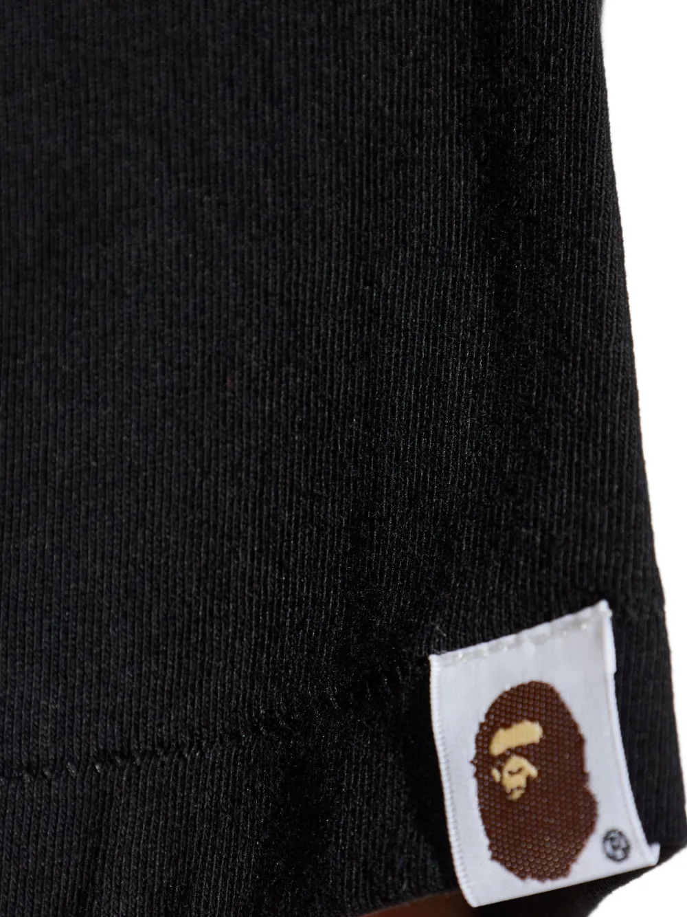 A BATHING APE T-shirt met grafische print Zwart