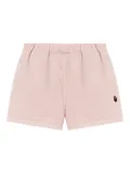 A BATHING APE® logo-embroidered track shorts - Pink