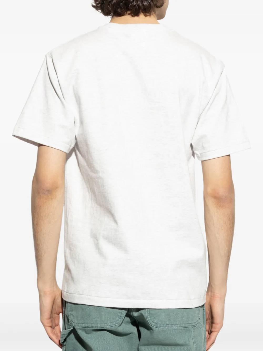 A BATHING APE T-shirt met grafische print Grijs