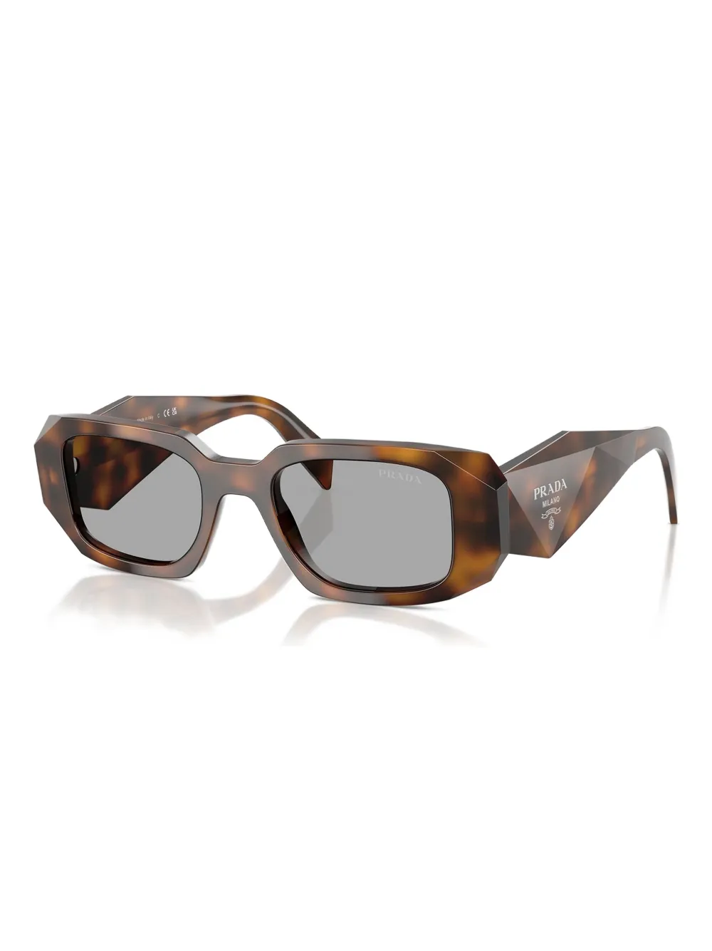 Prada Eyewear rectangle-frame sunglasses Bruin