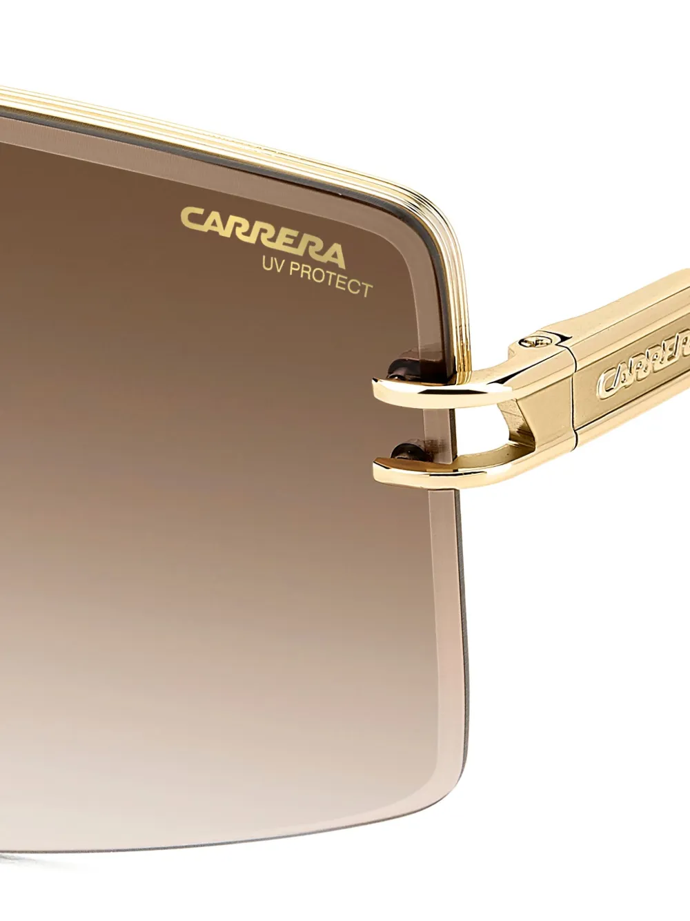 Carrera Zonnebril met gegraveerd logo Beige