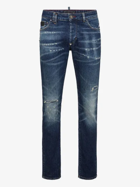 Philipp Plein 5-pocket super straight cut jeans PP