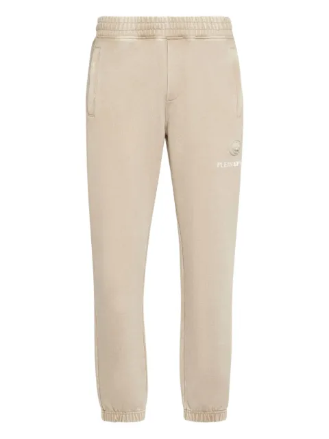 Plein Sport logo-embroidered cuffed joggers