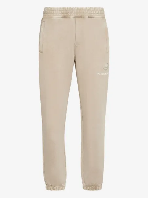 Plein Sport logo-embroidered cuffed joggers