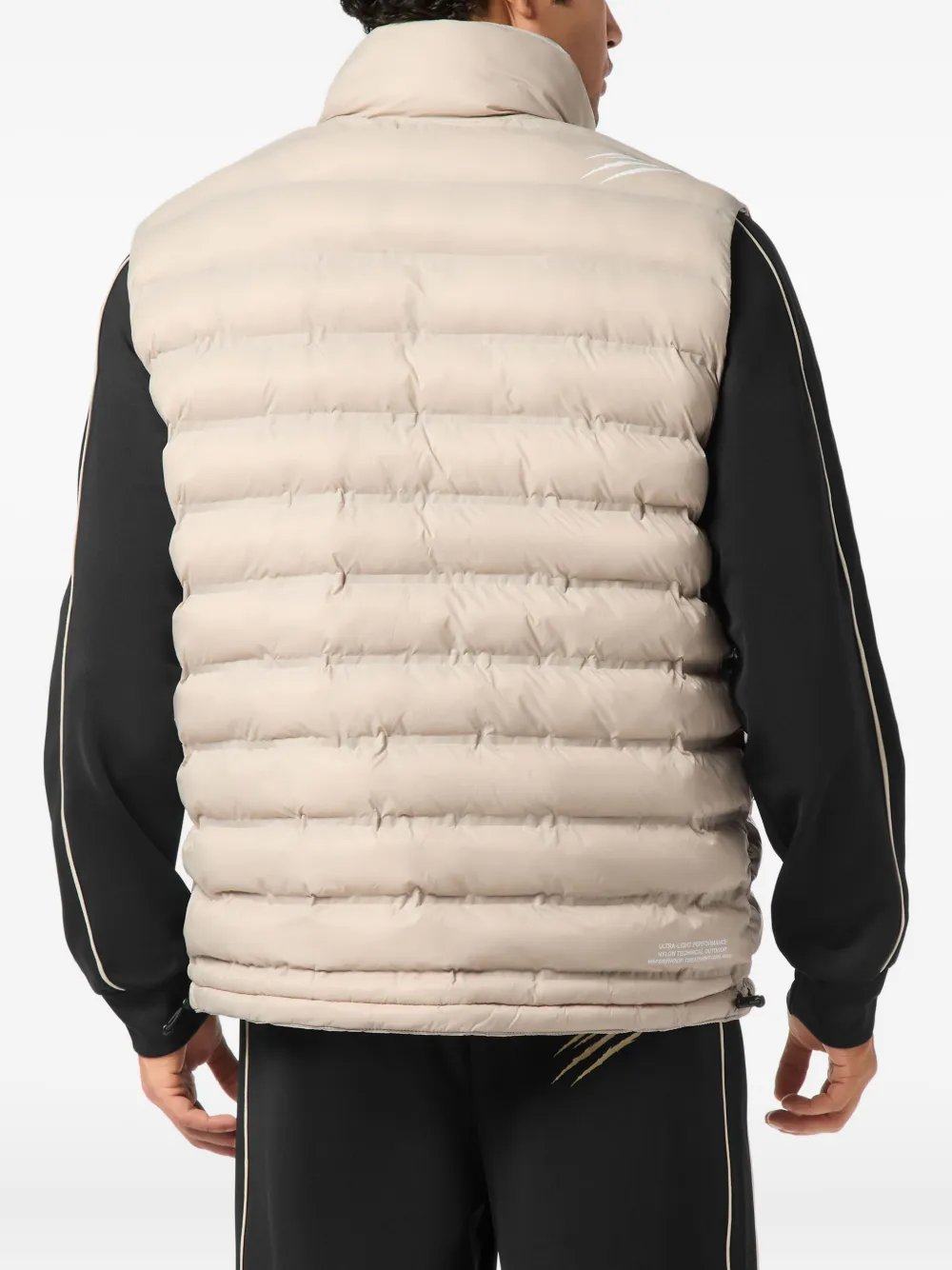 Plein Sport Logo-patch Gilet In Neutral