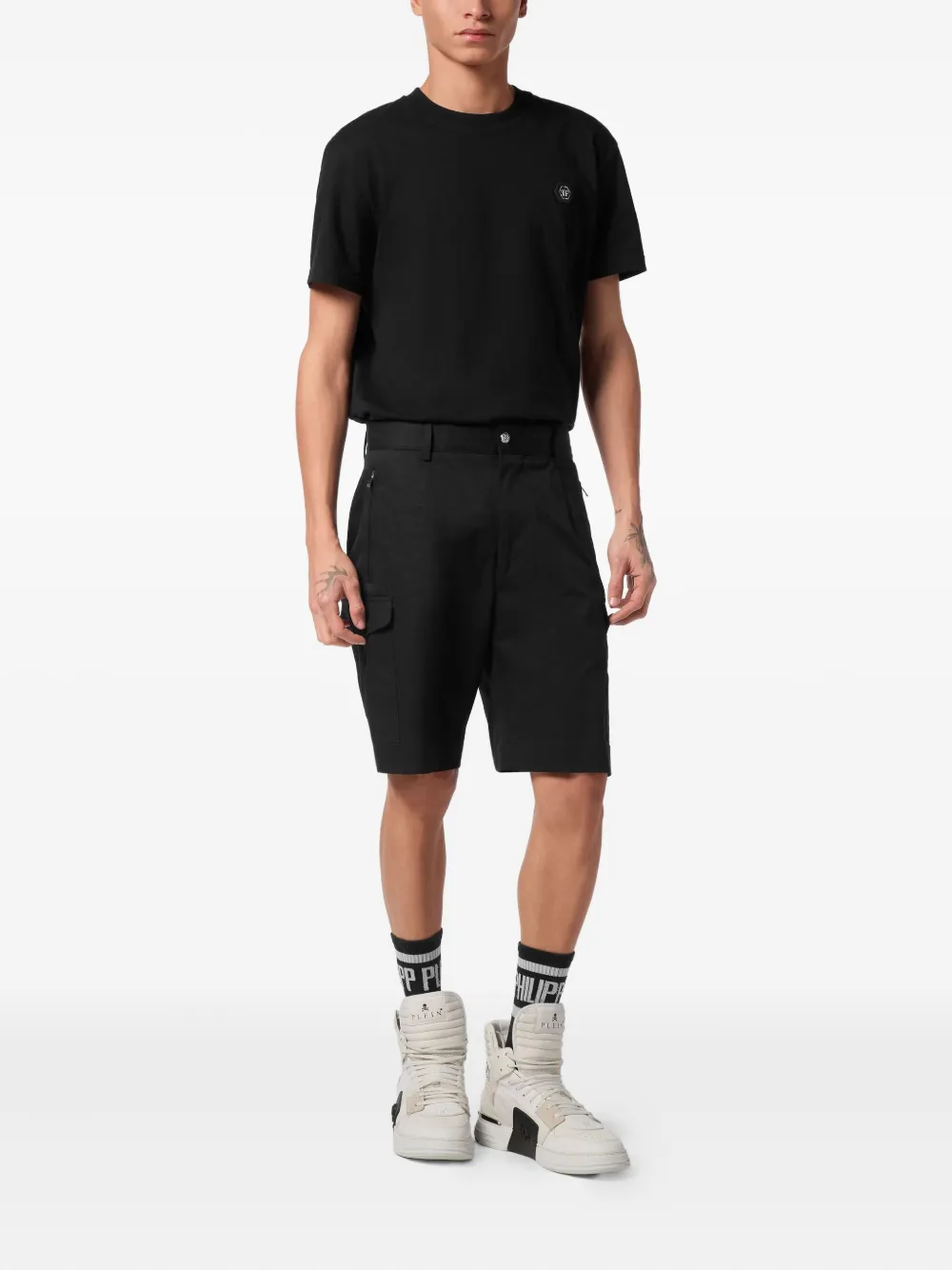 Philipp Plein Cargo shorts - Zwart