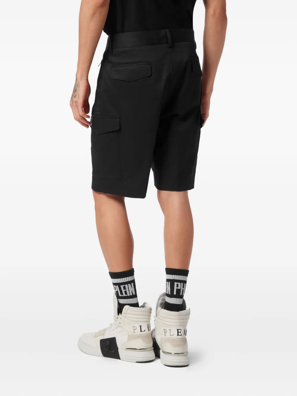 Philipp Plein Cargo shorts Zwart