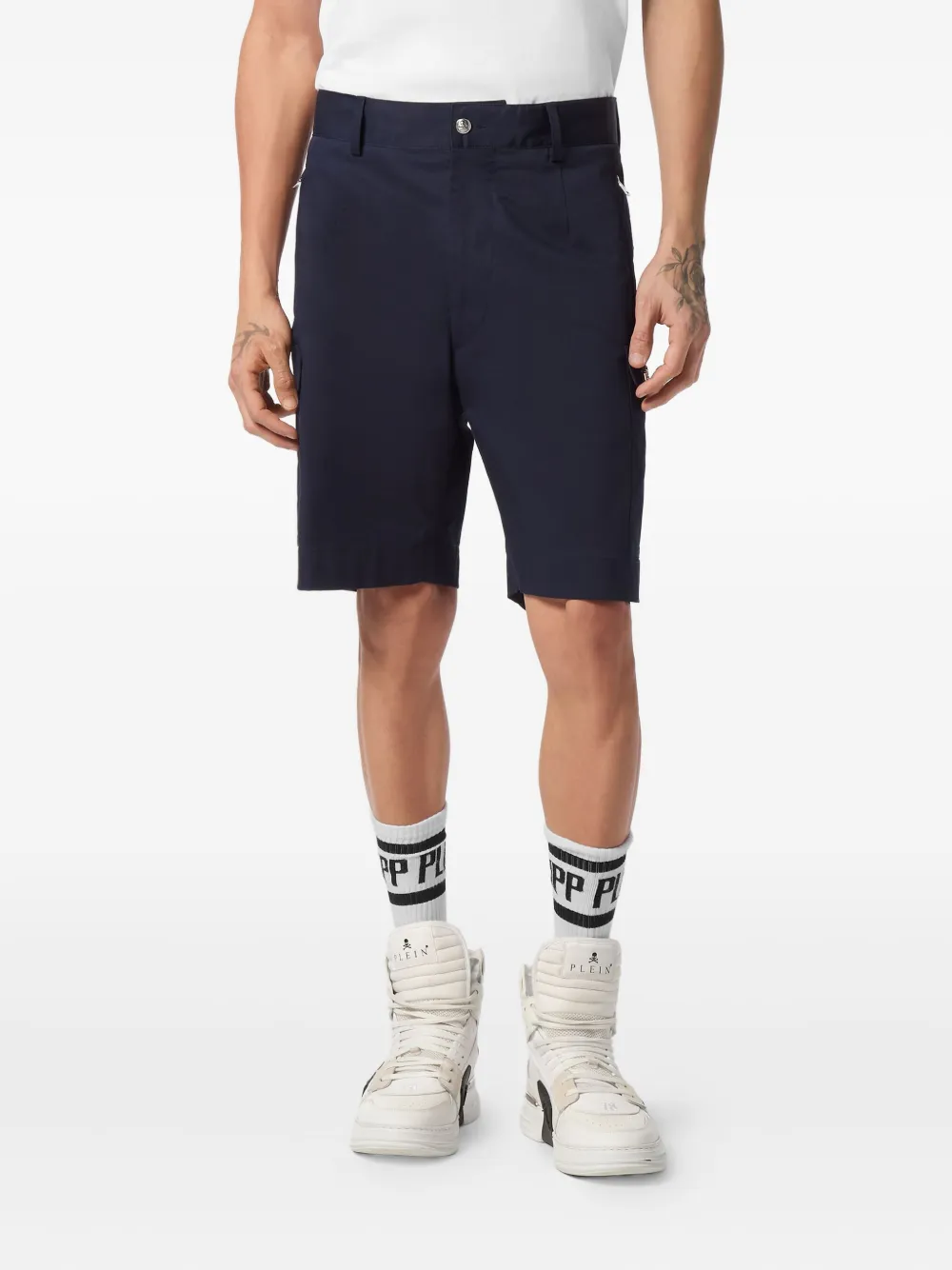 Philipp Plein Cargo shorts Blauw
