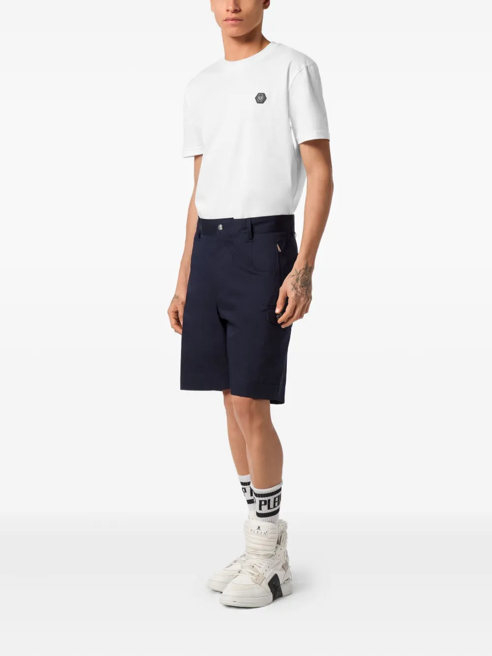 Philipp Plein Cargo shorts - Blauw
