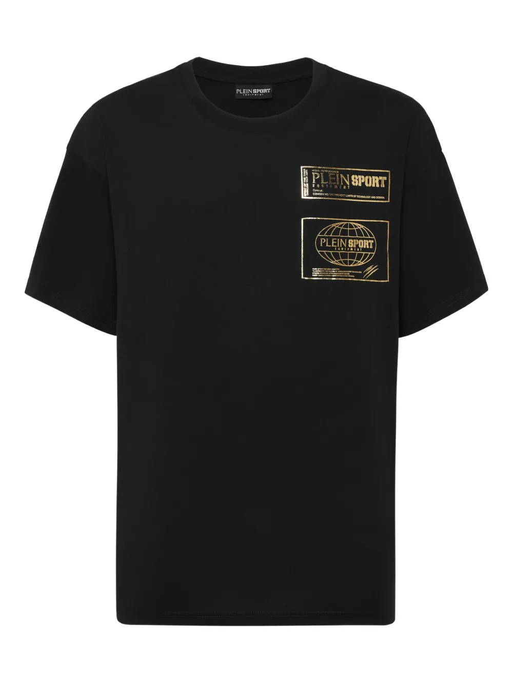 Plein Sport cotton T-shirt Zwart