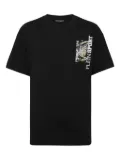 Plein Sport tiger-print cotton T-shirt - Black