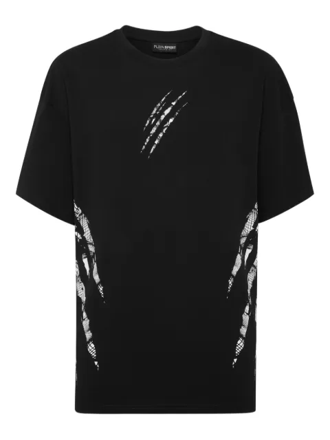 Plein Sport claw-print cotton T-shirt