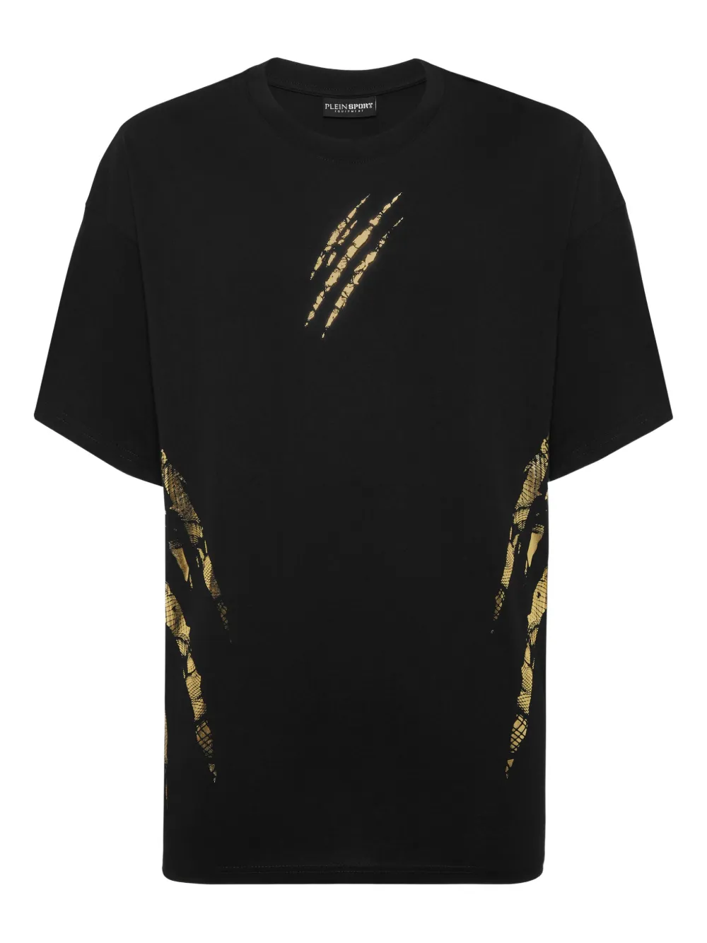 Plein Sport cotton T-shirt Zwart