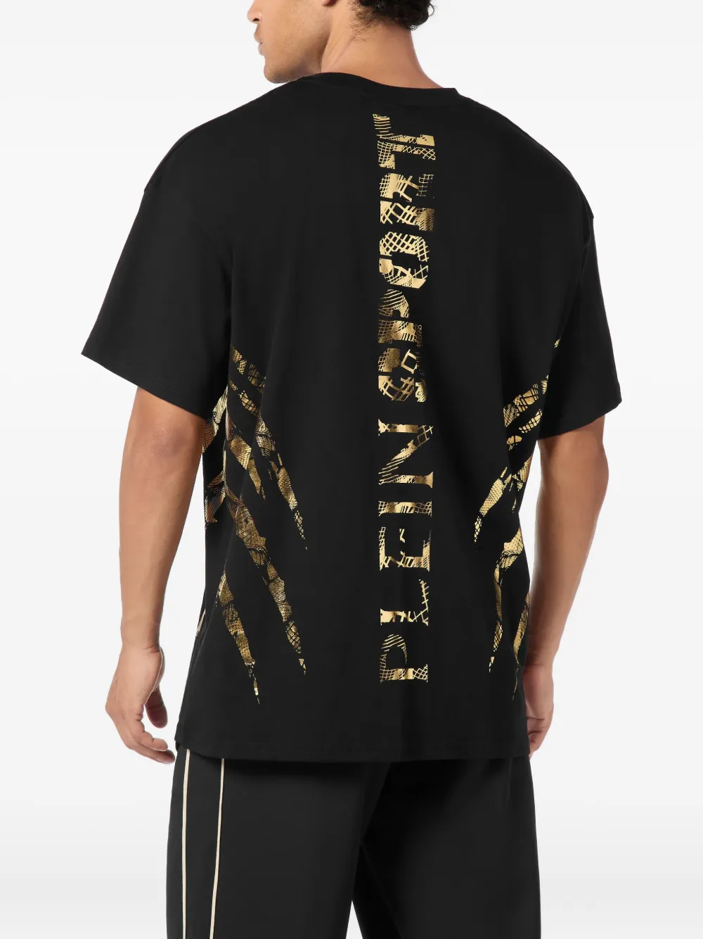 Plein Sport cotton T-shirt Zwart