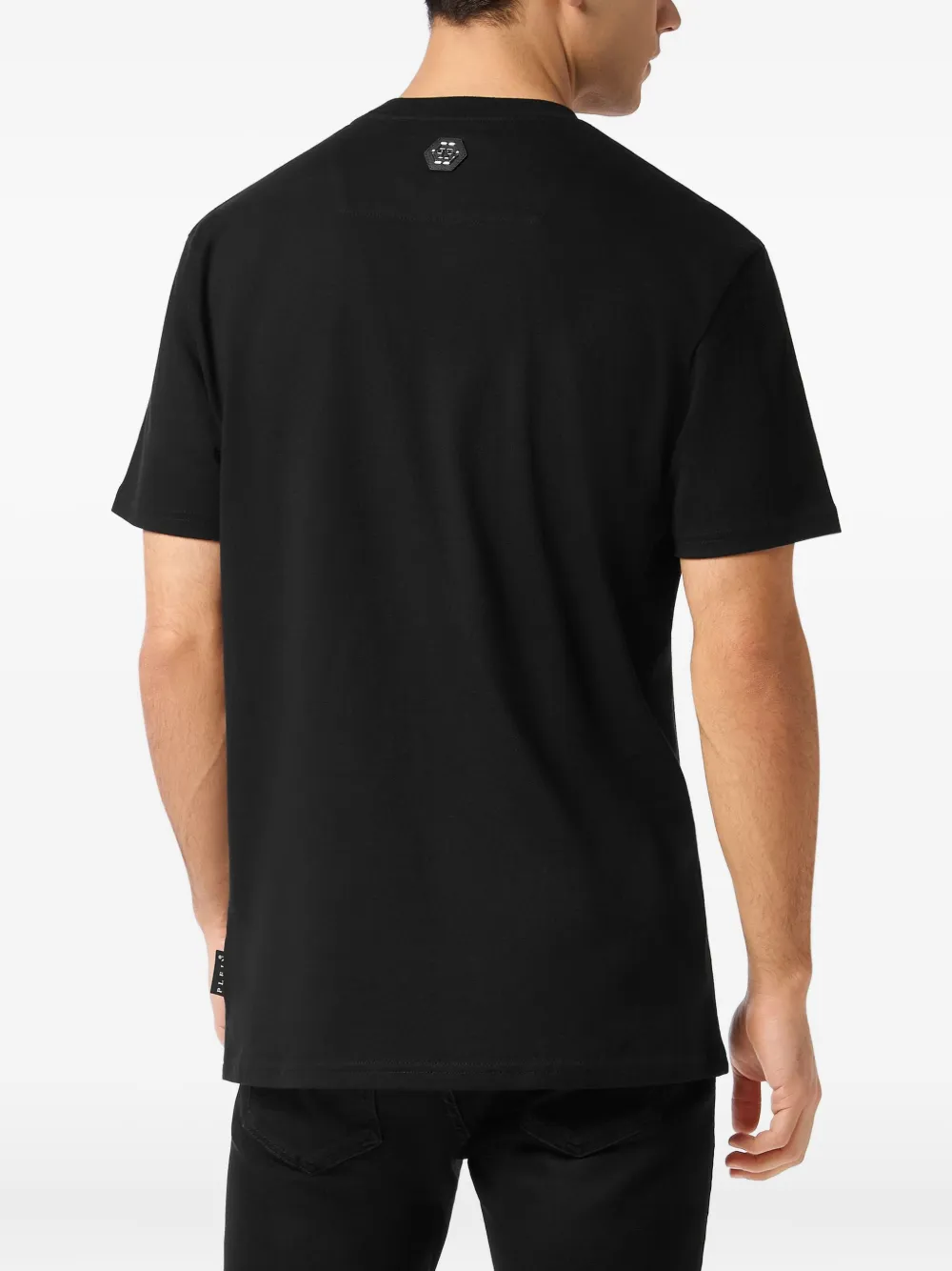 Philipp Plein T-shirt met doodskopprint Zwart