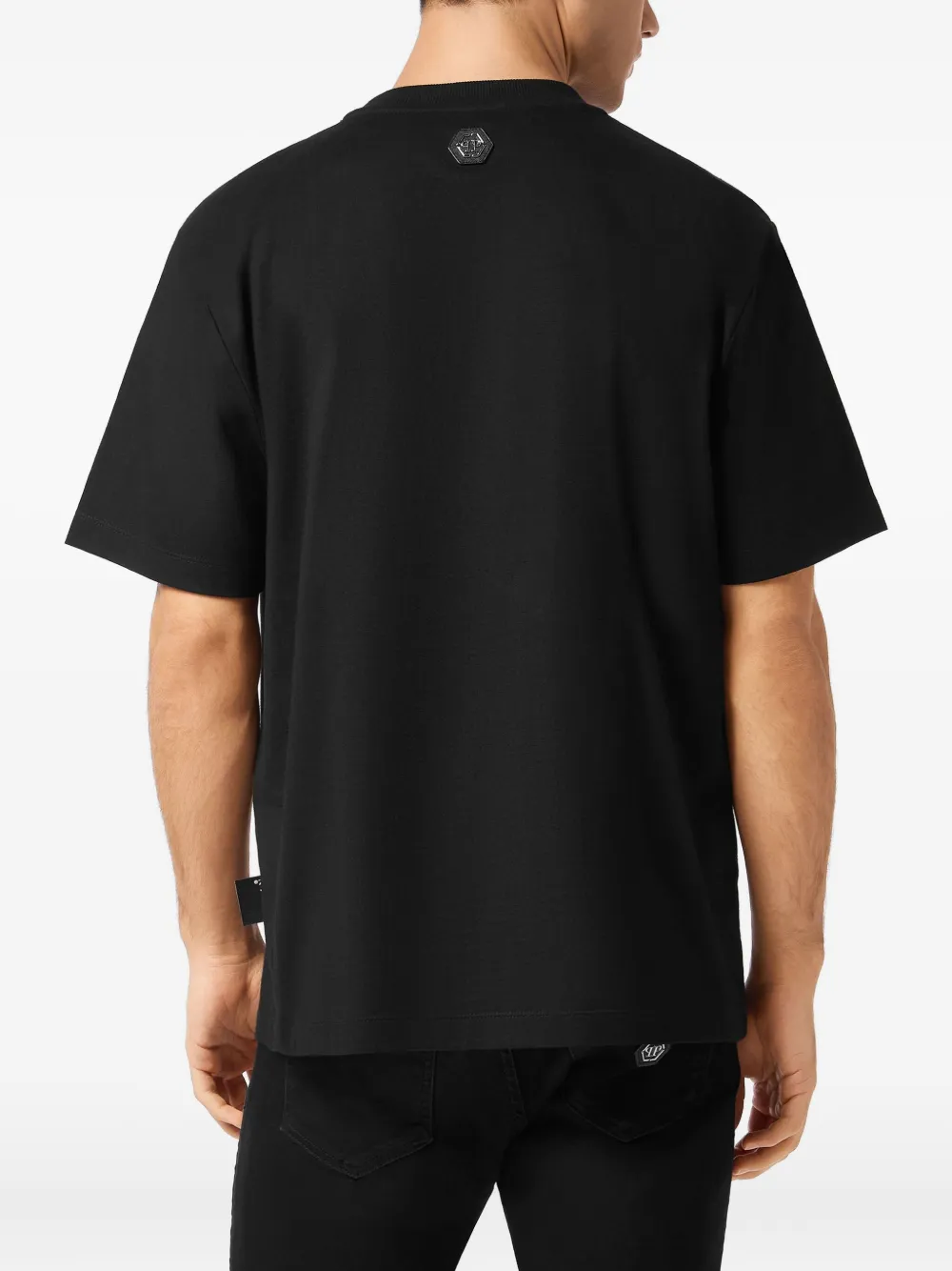 Philipp Plein T-shirt met teddybeer-borduurwerk Zwart