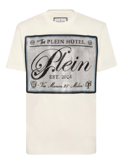 Philipp Plein playera con logo y detalles