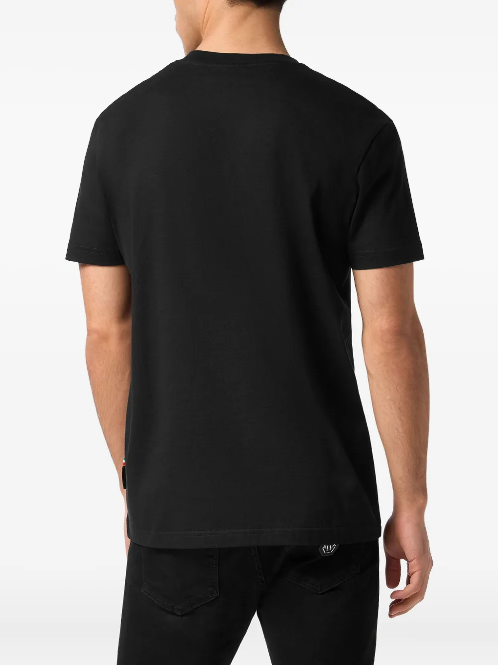 Philipp Plein T-shirt met doodskopprint Zwart